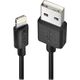 Kabel USB Lindy USB-A - Lightning 3 m Czarny (31322)