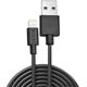 Kabel USB Lindy USB-A - 0.5 m Czarny (31319)