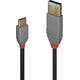 Kabel USB Lindy USB-A - USB-C 1 m Czarny (36886)