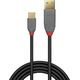 Kabel USB Lindy USB-A - USB-C 1 m Czarny (36886)