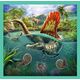 Trefl Puzzle 3w1 - Niezwykły świat dinozaurów (GXP-645298)