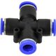 Geko złączka automatyczna węża PU/PE krzyżowa 8mm (G03052)