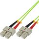 InLine Patchcord światłowodowy Duplex SC/SC, 50/125µm, OM5, 25m (83525Q)