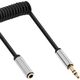 Kabel InLine Jack 3.5mm - Jack 3.5mm 0.5m srebrny (99284)