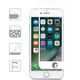 Moshi Moshi Ionglass - Szkło Ochronne Na Ekran Do Iphone 8 / 7 / 6s / 6 (white)