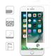 Moshi Moshi Ionglass - Szkło Ochronne Na Ekran Do Iphone 8 Plus / 7 Plus / 6s Plus / 6 Plus (white)