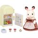 Figurka Epoch Sylvanian Families Zestaw z mamą królików z czekoladowymi uszkami (lodówka)