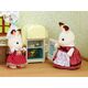 Figurka Epoch Sylvanian Families Zestaw z mamą królików z czekoladowymi uszkami (lodówka)