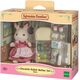 Figurka Epoch Sylvanian Families Zestaw z mamą królików z czekoladowymi uszkami (lodówka)