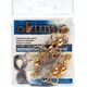 Okuma Norwegian Snap Swivel roz.1/0 Brass - 5szt. (33147)