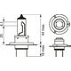 Bosch ŻARÓWKA H7 12V/55W PX26D +120% GIGALIGHT PLUS 120 1 SZT