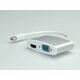 Adapter AV Roline DisplayPort Mini - HDMI - D-Sub (VGA) srebrny (JAB-2601584)