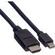 Kabel Roline DisplayPort Mini - HDMI 4.5m czarny (JAB-2600996)