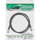 InLine InLine - Patch Cable - RJ-45 (M) to RJ-45 (M) - 50cm - SFTP, PiMF - CAT 6a - Outdoor, Round, Stranded - Black (72855S)
