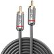 Kabel Lindy RCA (Cinch) - RCA (Cinch) 0.5m srebrny (35338)