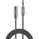 Kabel Lindy Jack 3.5mm - Jack 3.5mm 0.5m srebrny (35326)