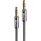 Kabel Lindy Jack 3.5mm - Jack 3.5mm 2m srebrny (35322)