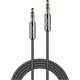 Kabel Lindy Jack 3.5mm - Jack 3.5mm 2m srebrny (35322)