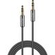 Kabel Lindy Jack 3.5mm - Jack 3.5mm 1m srebrny (35321)