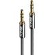 Kabel Lindy Jack 3.5mm - Jack 3.5mm 5m srebrny (35324)