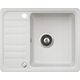 Zlewozmywak Aquasanita Dirbtinio granito virtuvinė plautuvė Aquasanita Notus SQ102, 110 Beige