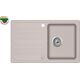 Zlewozmywak Aquasanita Dirbtinio granito virtuvinė plautuvė Aquasanita Notus SQ101, 110 Beige