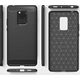 Hurtel Carbon Case elastyczne etui pokrowiec Huawei Mate 20 czarny uniwersalny