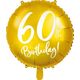 Party Deco Balon foliowy 60th Birthday, złoty, 45 cm uniwersalny