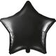 Party Deco Balon foliowy Gwiazdka, czarny, 48cm uniwersalny