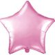 Party Deco Balon foliowy Gwiazdka, jasny różowy, 48cm uniwersalny