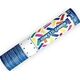Party Deco Tuba strzelająca konfetti, kolorowe paski, 20 cm uniwersalny