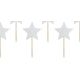 Party Deco Topper Gwiazdki, 11,5 cm, 6 szt. uniwersalny