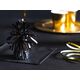 Party Deco Ciężarek do balonów, czarny, 7 cm, 130 g, 4 szt. uniwersalny