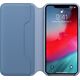 Apple Etui skórzane folio iPhone XS Max - chabrowe