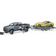 Bruder Dodge RAM 2500 Power Wagon z lawetą i autem Roadster Racing Team (02504)