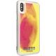 Guess Guess GUHCPXGLCPI iPhone X/Xs różowy /pink hard case California Glow in the dark uniwersalny