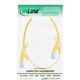 InLine Flat Patch kabel, U/FTP, Cat.6A, żółty, 0.5m