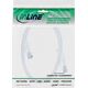 InLine Flat Patch kabel, U/FTP, Cat.6A, biały, 1m (71801W)