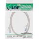 InLine Flat Patch kabel, U/FTP, Cat.6A, szary, 1m (71801)