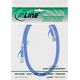 InLine Flat Patch kabel, U/FTP, Cat.6A, niebieski, 1.5m