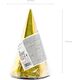 Party Deco Czapeczki imprezowe, holograficzne złote, 17 cm, 6 szt. uniwersalny