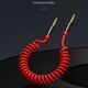 Kabel Usams Jack 3.5mm - Jack 3.5mm 1.2m czerwony (63656-uniw)
