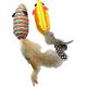 Aqua Nova PETNOVA ZESTAW 2 MYSZKI Z PIORKAMI 7X3CM CAT-MOUSESET-FEATHER-7 4249