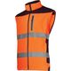 Lahti Pro Softshell Ostrzegawczy z Odpinanymi Rękawami Pomarańczowy 2XL (L4092205)