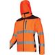 Lahti Pro Softshell Ostrzegawczy z Odpinanymi Rękawami Pomarańczowy M (L4092202)
