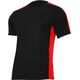 Lahti Pro Koszulka T-shirt 180G/M2, Czarno-czerwona 3XL (L4022706)