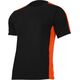 Lahti Pro Koszulka T-shirt 180G/M2, Czarno-pomarańczowa 3XL (L4023006)