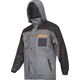 Lahti Pro Kurtka Ocieplana Szaro-czarno-pomarańczowa 3XL (L4092906)