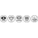 Orion Rondel 16 cm granitowy GRANDE 1,3L garnek rondelek uniwersalny