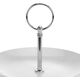 Excellent Houseware Patera 2-piętrowa na ciastka ciasto porcelanowa uniwersalny